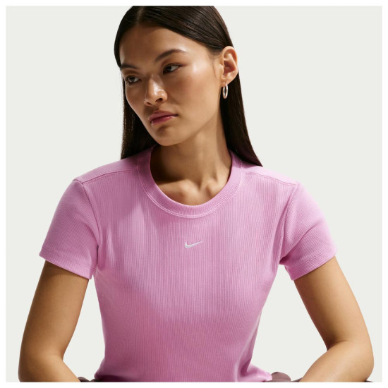 Nike Γυναικεία κοντομάνικη μπλούζα Sportswear Tight Ribbed T-Shirt